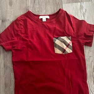 Burberry Kids Shirt with Plaid Pocket